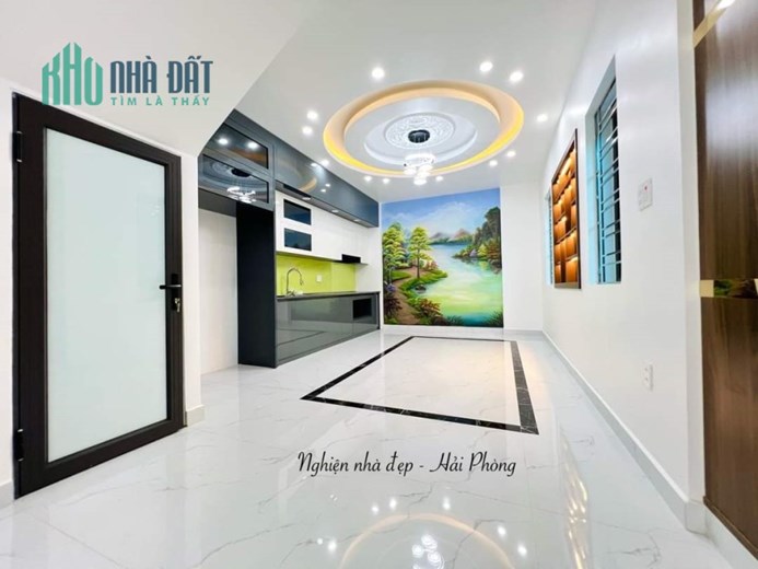 Bán nhà mặt đường tuyến 2 Trung Lực, 61m 4 tầng đường 7m GIÁ 5.8 tỉ mới tinh