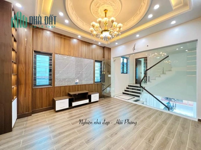 Bán nhà mặt đường tuyến 2 Trung Lực, 61m 4 tầng đường 7m GIÁ 5.8 tỉ mới tinh