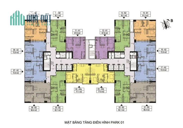 BÁN CĂN HỘ 98m2, TẦNG 25, 3 PHÒNG NGỦ CHUNG CƯ EURO WINDOW
