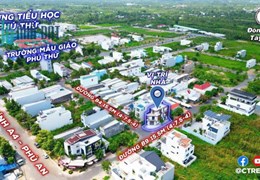 Nhà bán mới góc 2 mặt tiền, 4 phòng ngủ cái răng cần thơ