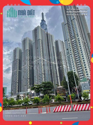 QBT. Hot! Bán nhà Nguyễn Hữu Cảnh, gần Landmark 81, 2 mặt hẻm 6M, 139m2, 4T. Giá tốt.