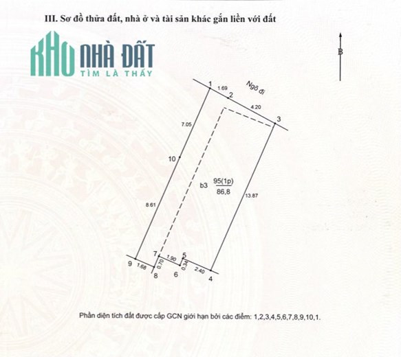 87M2 ĐẤT - TRUNG TÂM CẦU GIẤY - MẶT NGÕ THÔNG KINH DOANH - 2 THOÁNG - MT 6M - GẦN PHỐ