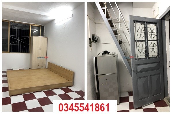 Chính chủ cho thuê 2 phòng tầng 5 KTT Lương Định Của, Phương Mai, Đống Đa, 0345541861