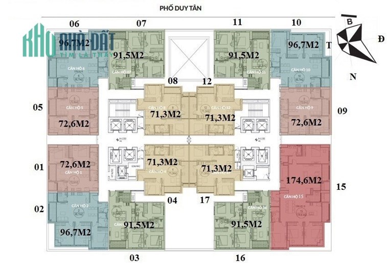 CHÍNH CHỦ CẦN BÁN CĂN NHÀ SỐ 11 - 91.7 M2 3PN2WC TOÀN BONANZA 23 DUY TÂN - CẦU GIẤY - HÀ NỘI