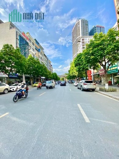 BÁN TÒA NHÀ MP KHÚC THỪA DỤ 140M2, 9T, HÈ 8M, KD ĐỈNH, THÔNG SÀN, MT 7,7M.