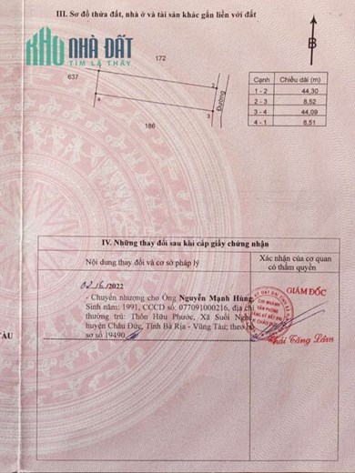 Chính Chủ Cần Bán Lô Đất Mặt Tiền Tại Xã Xuân Sơn