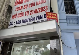 CHO THUÊ LẠI CỬA HÀNG ĐỊA CHỈ; SN 109 - Nguyễn Văn Cừ - Long Biên - Hà Nội