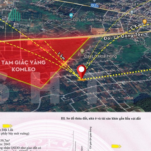 ĐẤT ĐẸP - GIÁ SIÊU ĐẦU TƯ- Chính Chủ Cần Bán Nhanh  Lô Đất Vị Trí Đắc Địa Tại Xã Hòa Thắng, TP Buôn