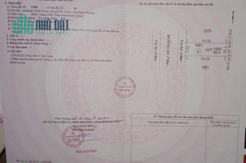 Đất nền dự án Tân Long sổ sẵn full thổ cư