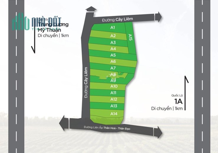 Cần Bán Gấp Lô Đất Nền Vị Trí Đẹp Tại Kdc Chợ Cây Liêm – Tiền Giang – Giá Rẻ