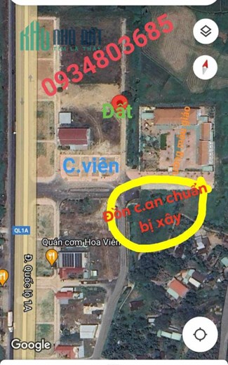 Chính chủ cần bán đất tại Huyện Phù Cát - Tỉnh Bình Định