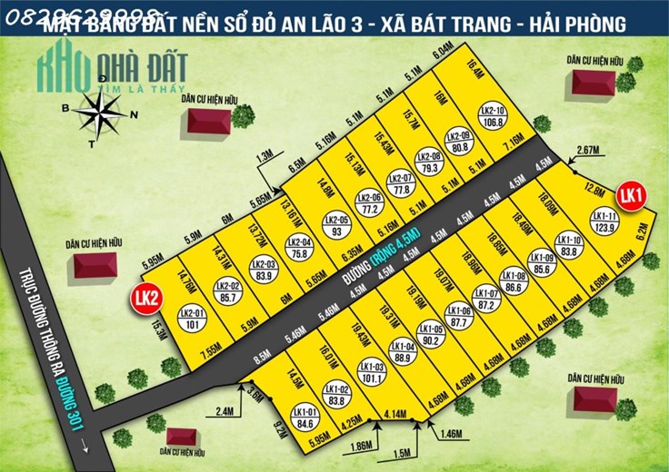 ĐẤT NỀN SỔ ĐỎ AN LÃO - HẢI PHÒNG SỞ HỮU DỄ DÀNG ĐẦU TƯ AN TOÀN
