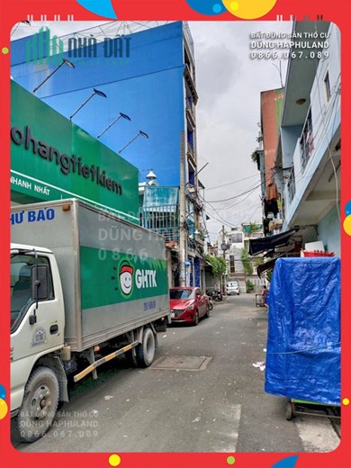 QGV. CHDV 18P giáp P2, Tân Bình, thu nhập 50 triệu/th. Ngang HIẾM 27.3M, 185m2, 6T, H-TM.