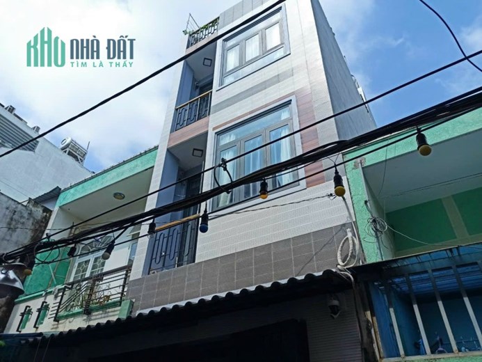 Nhà Thống Nhất, 4x11m, Hẻm 4m, 5 tầng kiên cố chỉ 4.6 tỷ TL