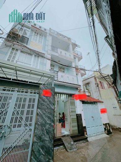 Bán Nhà Phú Nhuận Phường 3 Hẻm 43/ Phan Xích Long 55m2 , Hẻm 3m ,  3 Tầng , 4 PN , 2 sân thượng Giá