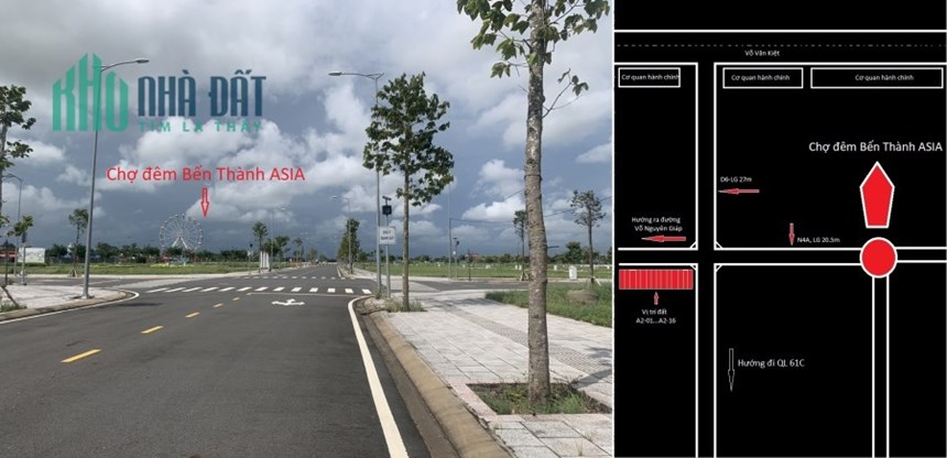 ĐẤT NỀN DỰ ÁN, VỊ TRÍ ĐẸP NGAY TRUNG TÂM TP VỊ THANH, HẬU GIANG