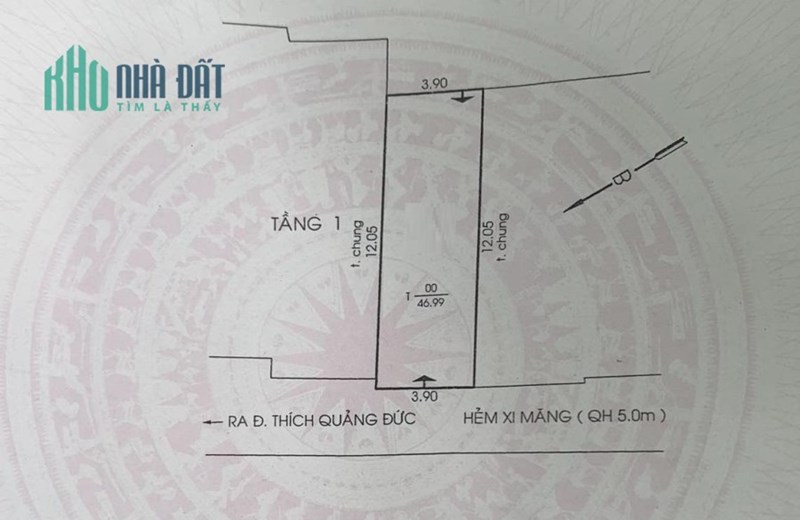 KHÔNG TÌM RA CĂN THỨ 2 RẺ HƠN - CHỈ 4 TỶ x có nhà 50m2- cách 10m ra MẶT TIỀN THÍCH QUẢNG ĐỨC PN