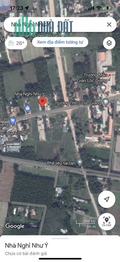 Chính Chủ Cần Bán Lô Đất Mặt Tiền TL821, ,xã Lộc Giang, huyện Đức Hòa