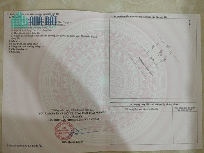 Cần bán lô đất TĐC quán chè ngay trung tâm thị trấn quán chè 300m Ful TC gần ngay chợ trung tâm