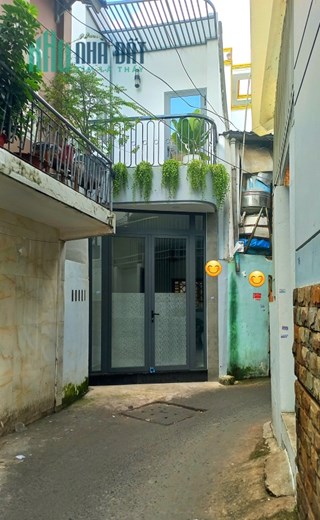 NHÀ MỚI 1TRỆT 1 LẦU, 38m2(4,7x9) - 4TỶ8 T.LƯỢNG -  XE HƠI ĐẾN NHÀ - SÁT CHỢ BÀ CHIỂU, BTHẠNH