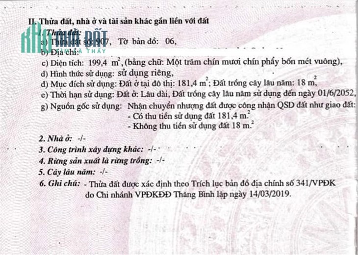ĐẤT ĐẸP - GIÁ TỐT - VỊ TRÍ ĐẸP Tại TT Hà Lam - Thăng Bình - Quảng Nam
