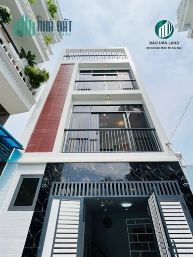 Bán Nhà Gò Vấp 4PN, 4 Tầng Nguyễn Duy Cung, Đường oto 10 mét.