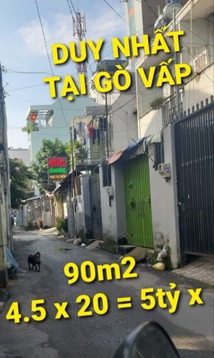 Khủng 90m2 giá Bèo 5 tỷ x Đường Số 8 Phường 11 Gò Vấp TPHCM