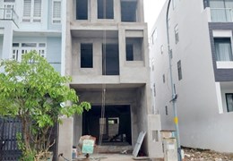 Nhà thô 5 tầng KDC Đại Phúc đường Phạm Hùng, Bình Hưng, Bình Chánh