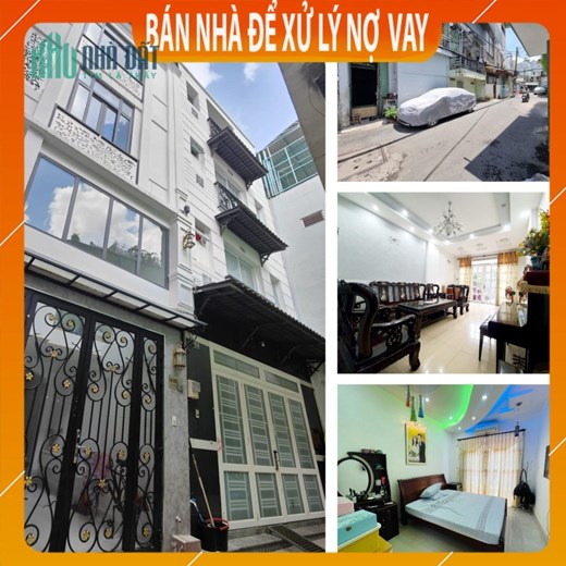 [GIÁ BÁN NHÀ THẤP HƠN THỊ TRƯỜNG DO NỢ NGÂN HÀNG] HẺM 4M, 51m2 BTCT, NỞ HẬU 5M, NHỈNH 5 TỶ, PHÒNG