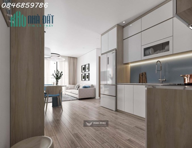Bán căn hộ cao cấp 1 ngủ 1 WC tại dự án Vinhomes Smart City DT 48m2, 1,9 Tỷ