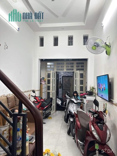 💖BÁN NHÀ -THẠCH LAM - TÂN PHÚ - GẦN LŨY BÁN BÍCH - HẺM 3M - 4 TẦNG BTCT - 34M2 -  3.38 TỶ