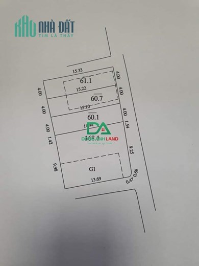 BÁN ĐẤT 60M THÔN ĐÌA NAM HỒNG ĐÔNG ANH NGÕ THÔNG OTO DONGANHLAND