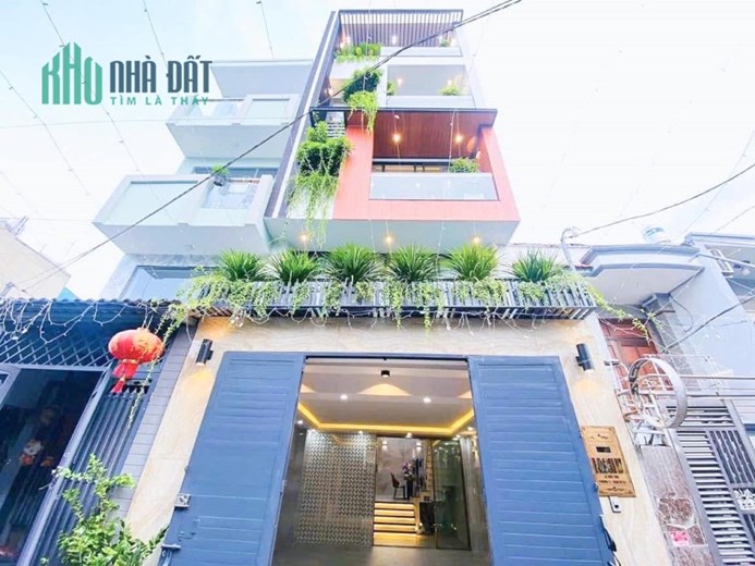 NHÀ LÊ ĐỨC THỌ MỚI LUNG LINH- 5 TẦNG- 5M x 17M - OTO NGỦ TRONG NHÀ.