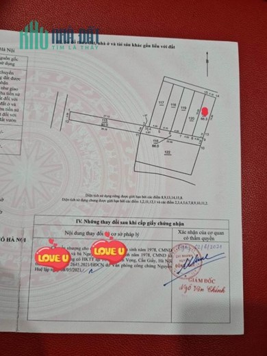 Bán đất  66.3m Xóm Đông Vân Nội Đông Anh đường ô tô chỉ 2.x tỷ