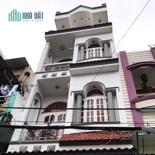 Bán nhà hẻm 7m VT đẹp thông Lũy Bán Bích quận Tân Phú 48m2 -4T nhỉnh 7 tỷ