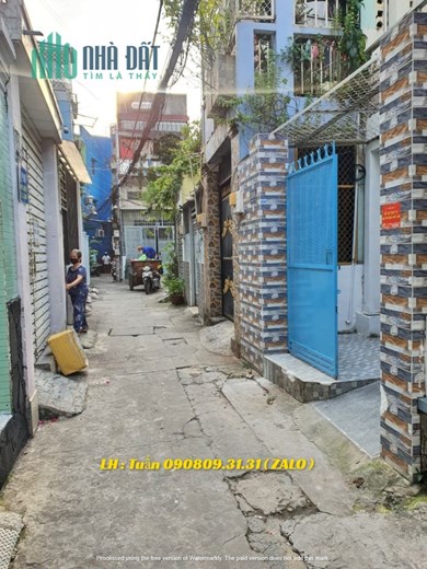 641 - Bán nhà 60m2 Quận 10, Phường 12 hẻm 246/ Hòa Hưng, 2 tầng, 3 phòng ngủ, hẻm 3m giá 6 tỷ 150