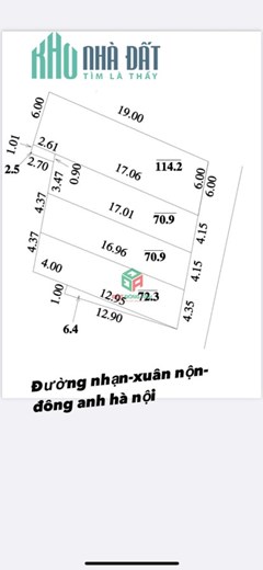 BÁN ĐẤT XUÂN NỘN TẶNG NHÀ 3 TẦNG ỐP GỖ CHỈ 21TR OTO CHẠY QUANH SÂN