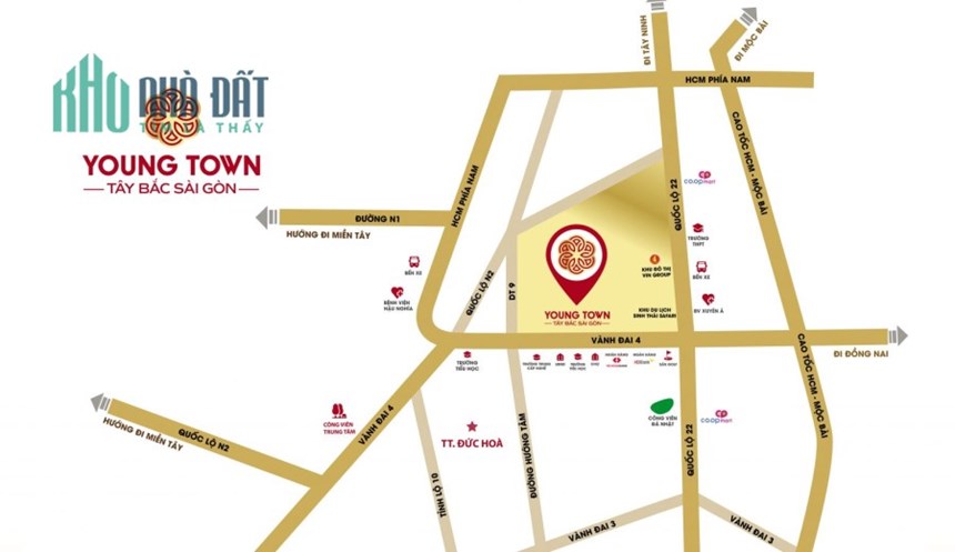 Saccombank Thanh lý 15 lô đất mặt tiền vành đai 4 đức hòa long an giá 830 triệu 1 lô