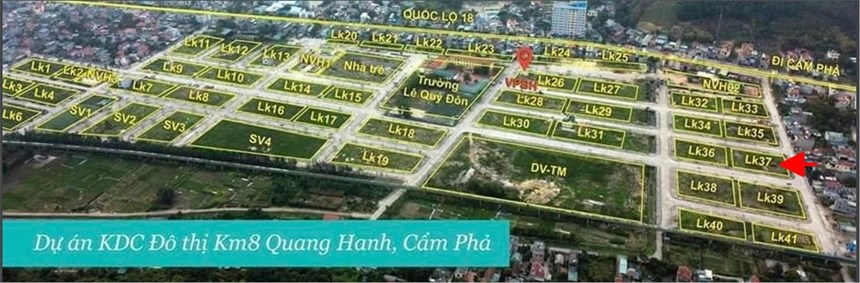 ĐẤT CHÍNH CHỦ - CẦN RA NHANH LÔ ĐẤT TIỀM NĂNG TẠI  Km8 Quang Hanh, TP Cẩm Phả, tỉnh Quảng Ninh