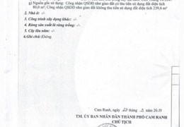 ĐẤT CHÍNH CHỦ - CHÍNH CHỦ BÁN NHANH NHÀ ĐẤT VÌ TRÍ ĐẸP tại Tp Cam Ranh, tỉnh Khánh Hòa