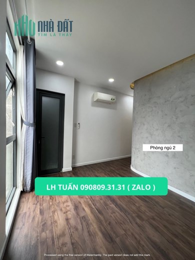681641- Bán Nhà Quận 3, P11,Hẻm 159/ Trần Văn Đang , 3 tấm rưỡi , 3 Phòng Ngủ Giá 3 tỷ 3