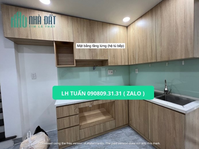 681641- Bán Nhà Quận 3, P11,Hẻm 159/ Trần Văn Đang , 3 tấm rưỡi , 3 Phòng Ngủ Giá 3 tỷ 3