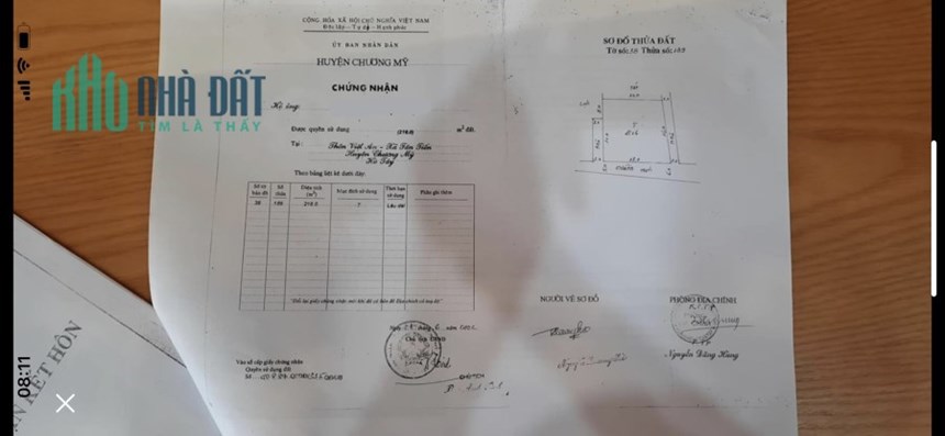 Bán Gấp 216m Full Thổ Cư Đường Thông Ô Tô Tránh Giá 1.6 Tỷ Tại Tân Tiến