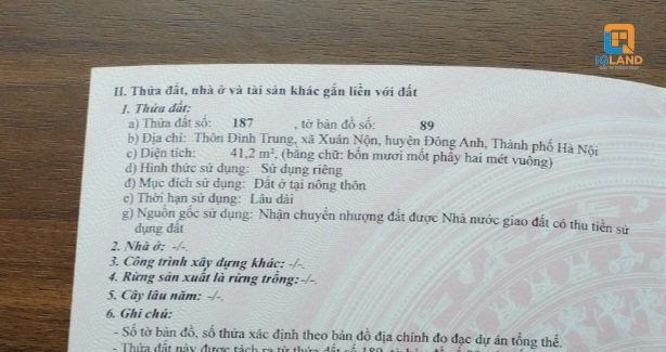 Chỉ 947tr, 41.2m2 Đình Trung Xuân Nộn Đông Anh