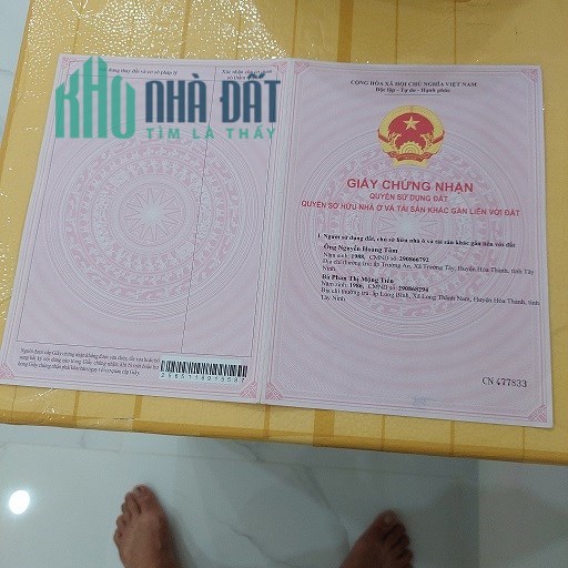 CẦN BÁN LÔ ĐẤT ĐẸP TẠI HÒA THÀNH -TÂY NINH