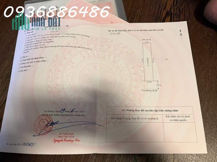 BÁN LÔ ĐẤT ĐẸP VÀ RẺ NHẤT TUYẾN 3 BÃI HUYỆN AN ĐỒNG, AN DƯƠNG