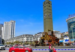 mang đến thuê căn góc Shophouse gần kề Time Garden Hạ Long 210m2, 5 tầng