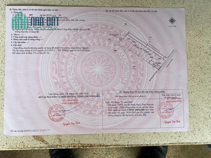 ĐẤT ĐẸP - GIÁ TỐT - Cần Bán Lô Đất Vị Trí Đắc Địa Tại TT Di Linh, Huyện Di Linh, Lâm Đồng