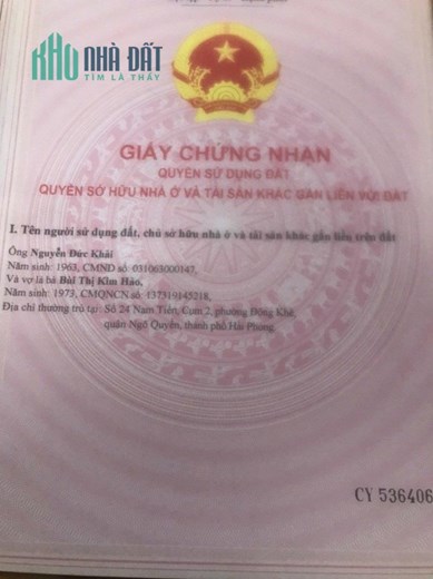 ĐẤT ĐẸP - GIÁ TỐT - Cần Bán Lô Đất Vị Trí Đắc Địa khu TĐC Tràng Cát- Quận Hải An - TP Hải Phòng