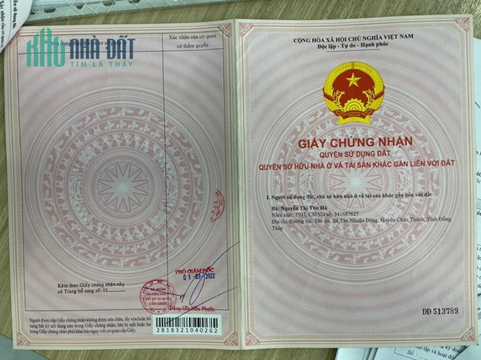 CHÍNH CHỦ Bán Lô Đất Vị Trí Đắc Địa Tại Xã Phước Lâm - Cần Giuộc - Long An - Giá Ưu Đãi